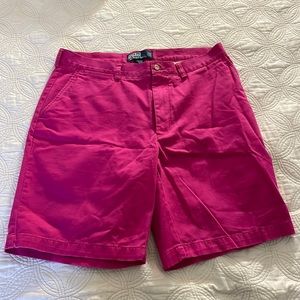 Men’s Polo Prospect shorts fuschia pink waist 35 like new ready for spring!!